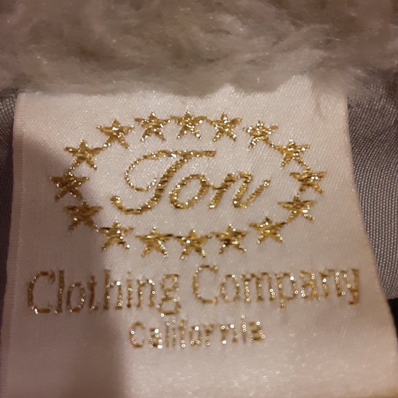 Vintage 90's long Gray Coat - Picture 8 of 9